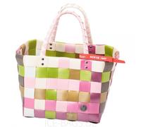 Witzgall - Witzgall ICE BAG Flechttasche Mini Kunststoff rosa/pink/grün/braun/weiß licht-und farbecht Multicolor