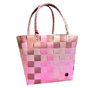 Witzgall - Witzgall ICE-BAG Flechttasche Original Kunststoff rose/altrose licht-und farbecht Multicolor