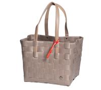 Witzgall WORLD OF BASKETS ICE-BAG Klassik PU Lederhenkel 5050-52-0U Einkaufstasche, Einkaufskorb, Shoppertasche, 37x24x28/53 cm