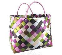Witzgall WORLD OF BASKETS ICE-BAG XXL Shopper 5006-39" Big City - original, weiß, lila, grün