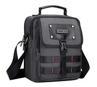 WITZMAN Umhängetasche Herren Klein Handtasche Männer Schultertasche Herren Tasche Crossbody Shoulder Bag Umhängen für Reise（B708 Silbergrau）