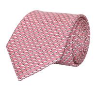 WITZROYS Elegante Krawatte für Herren aus 100 % Seide, mit Fisch-/Delfin-Aufdruck, zartrosa, in Geschenkbox verpackt, ideal für Hochzeiten, Partys, Verabredungen, Geschenke, Pink, Regular Length - 59"