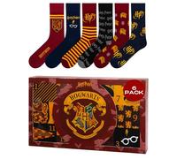 Wizarding World Harry Potter Geschenke - Lustig Socken Herren & Damen 35-45 | Merch Socks, Fanartikel Herrensocken, Baumwollsocken Für Freundin, Baumwollstrümpfe, Geburtstagsgeschenk Frauen