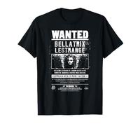 Wizarding World Harry Potter Wanted Bellatrix T-Shirt - Unisex Erwachsene - Schwarz - S
