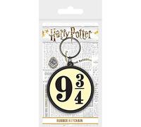 Pyramid International Gummi-Schlüsselanhänger Wizarding World Potter 9 3/4 4,5 x 6 cm Mehrfarbig