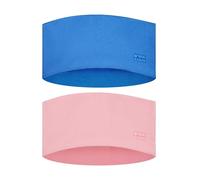 WK IEASON 2 Stück Sport Stirnband für Männer und Frauen, elastisches, breites Stirnband für Laufen, Radfahren, Yoga, dominieren Sie Ihren Wettbewerb - Performance Stretch & Feuchtigkeitstransport