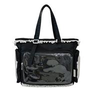 Wkldjf Elegante, bonbonfarbene, durchsichtige Umhängetasche für Damen Dünnes Polyamid mit veränderbarem Gürtel Sanfte, durchsichtige Umhängetasche für Damen