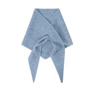 WKZSXXMJ Triangel-Schals aus Kaschmir für Damen Leichter, Warmer Reise-Poncho-Umhang Strickjacken-Schals für Frühling, Herbst und Winter(Blue)