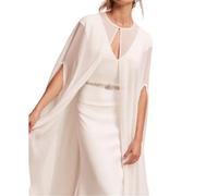 WLLDDDIU Bolero Damen Festlich,Langer Damen-Cardigan Leichter Chiffon-Bolero-Shrugs Eleganter Kurzarm-Cardigan Open-Front-Mesh-Shrugs-Tops-Jacke Abend-Bademode Bikini-Cover-Up-Schal-Bluse, Schwarz,