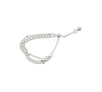 Ring Silber 925 Damen, S925 Sterling Silber Doppelschicht Kettenring Verstellbare Ringe Einfacher Offener Ring Silber Ewigkeitsring Hochzeitscharme Schmuck Geschenke Für Mädchen Damen