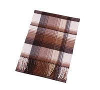 WLLDDDIU Schal Damen Winter,Winterschals, Weiß, Braun, Weich, Warm, Dick, Wollgitter, Quastenschal, Lang, Groß, Winterschal, Trendige Stola-Schals Für Frauen Und Mädchen