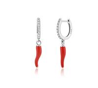 WLLLTY Ohrring 925 Sterling Silber 8.5Mm Emaille Gelber Pfeffer Ohrringe Party Schmuck Geschenk