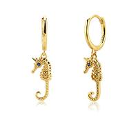 WLLLTY Ohrring 925 Sterling Silber Seepferdchen Ohrringe Damen Neuer Schmuck