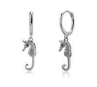 WLLLTY Ohrring 925 Sterling Silber Seepferdchen Ohrringe Damen Neuer Schmuck