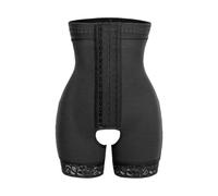 WLLWHF Frauen Body Sculpt Shaper Hohe Taille Bauch Steuer Höschen Butt Lifter Flachen Bauch Hosen Offenen Schritt Hüften