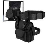 WLXW Taktische Beintasche Gürteltasche Verstellbare Beintaschen Und Hüftgurt Aus Nylon Für Outdoor, Airsoft, Wandern, Radfahren, Werkzeugtaschen