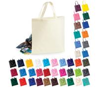 WM101 Westford Mill Einkaufstasche aus Baumwolle Sky Blue 38 x 42 cm