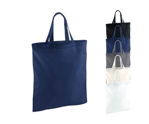 WM101S Westford Mill Einkaufstasche aus Baumwolle Black 38 x 42 cm