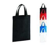 WM103 Westford Mill Kleine Baumwolltasche White 19 x 25 cm