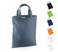 Westford Mill Mini-Einkaufstasche WM104 26 x 32,5 cm Schwarz