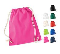 WM110 Westford Mill Cotton Gymsac Kelly Green 37 x 46 cm