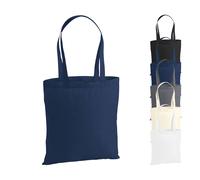 WM201 Westford Mill Baumwolltasche Einkaufstasche Black 38 x 42 cm
