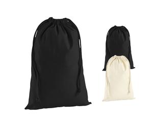 WM216 Westford Mill Schuhtasche Schuhbeutel Turnbeutel aus Baumwolle Natural XL (49,5 x 75 cm)