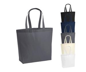 WM225 Westford Mill Baumwolltasche Einkaufstasche French Navy 35 x 39 x 13,5 cm