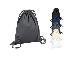 WM260 Westford Mill Turnbeutel aus Bio-Baumwolle Light Grey 37 x 46 cm