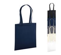 WM261 Westford Mill Stoffbeutel aus Bio-Baumwolle French Navy 38 x 42 cm
