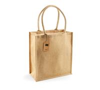 WM409 Westford Mill Jutetasche Einkaufstasche Natural 36 x 41 x 17 cm