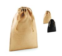 WM415 Westford Mill Jutetasche Jutebeutel Natural XS (14x20cm)