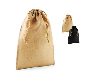 WM415 Westford Mill Jutetasche Jutebeutel Natural XXS (10x15cm)