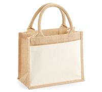 WM425 Westford Mill Jutetasche Einkaufstasche Natural 26 x 22 x 14 cm