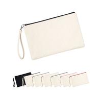 WM520 Westford Mill Armbandtasche aus Baumwolle Natural 26 x 17 cm