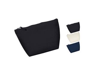 WM540 Westford Mill Kulturtasche mit Metall-Reißverschluss Natural S (13 x 12,5 x 6 cm)