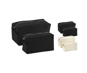 WM552 Westford Mill Kulturtasche aus Baumwolle Natural L (21 x 11 x 11 cm)