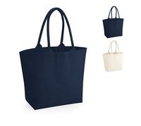 WM626 Westford Mill Segeltasche aus Fairtrade-Baumwolle French Navy 35 x 18 x 37 cm