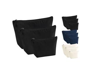 WM840 Westford Mill Zubehörtasche aus Bio-Baumwolle