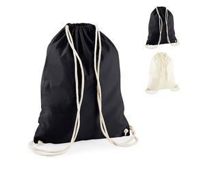 WM910 Westford Mill Turnbeutel recycelte Baumwolle Natural 37 x 46 cm