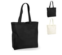 WM925 Westford Mill große Tasche recycelte Baumwolle Natural 35 x 39 x 13,5 cm