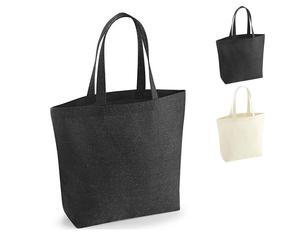 WM965 Westford Mill große Tasche recycelte Baumwolle und Polyester Natural 35 x 39 x 13,5 cm
