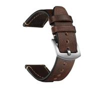 WMAMBZNDHP Armband Passend For Seiko, Passend For Snxs79, Uhrenarmbänder For Herren Und Damen, Passend For Rolex, 18 Mm, 20 Mm, 22 Mm, Handgelenksgürtel(DarkBrown-Silver,20mm)