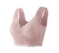 Wmbra Haltungskorrigierender BH mit integrierter Shapewear Komfort Nahtlos Bustier Ohne Bügel Soft Bra Wohlfühl Zero Feel Bralette Weich Push Up Gepolstert Schlaf Ultra Leicht Klassische BHS