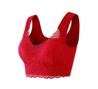 Wmbra Haltungskorrigierender BH mit integrierter Shapewear Komfort Nahtlos Bustier Ohne Bügel Soft Bra Wohlfühl Zero Feel Bralette Weich Push Up Gepolstert Schlaf Ultra Leicht Klassische BHS