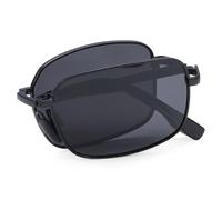 WNCKSQ Faltbare Sonnenbrille für Herren und Damen, modisch, bunt, Spiegel, tragbar, faltbar, Metallrahmen, Sonnenschutz, Nachtbrille, C1, 1