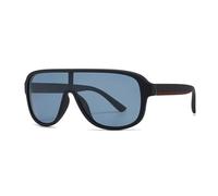 WNCKSQ Modische Herren-Sonnenbrille, quadratische Sonnenbrille, klassische polarisierte Autofahrerbrille (blau)