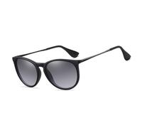 WNCKSQ Polarisierte Sonnenbrille für Damen und Herren, Retro, Vintage, Katzenaugen-Sonnenbrille, Damenmode, verspiegelter Brillenschirm, schwarzer Farbverlauf, 1