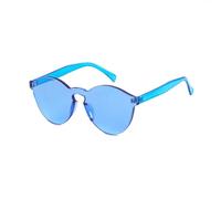 WNCKSQ Sonnenbrille in Bonbonfarbe, rund, randlos, für Damen, trendige transparente Brille, Vintage, Rot, Lila, Blau, Grün, Glas (C10)