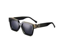WNCKSQ Sonnenbrille mit großem Rahmen, quadratisch, für Damen und Herren, modische Sonnenbrille fürs Autofahren im Freien, UV400, A1, 1